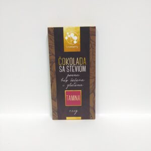 Loveberry čokolada sa steviom - tamna